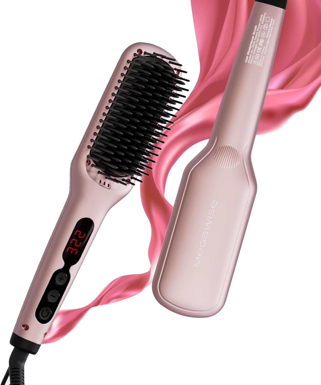 MegaWise Hair Straightener Brush