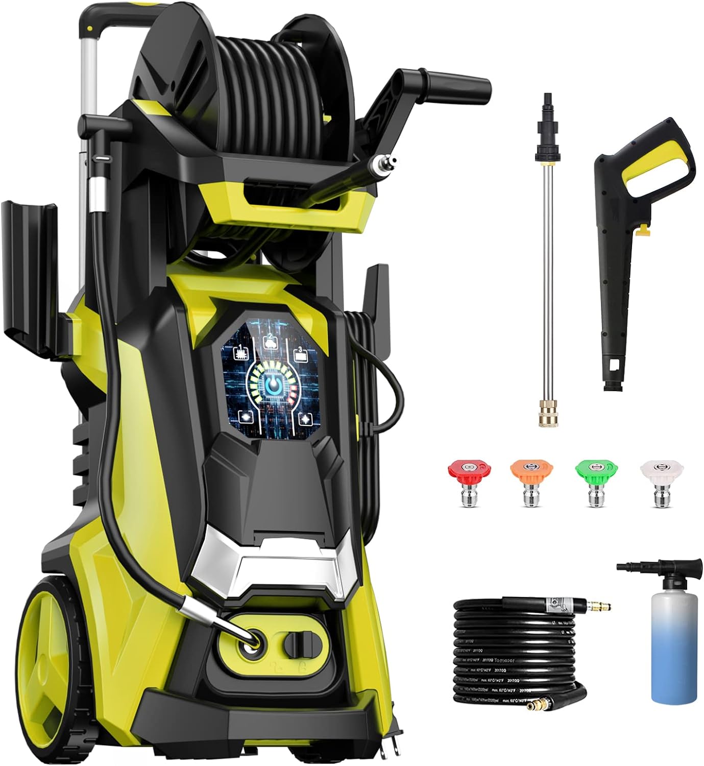 Electric Pressure Washer with Adjustable Nozzles