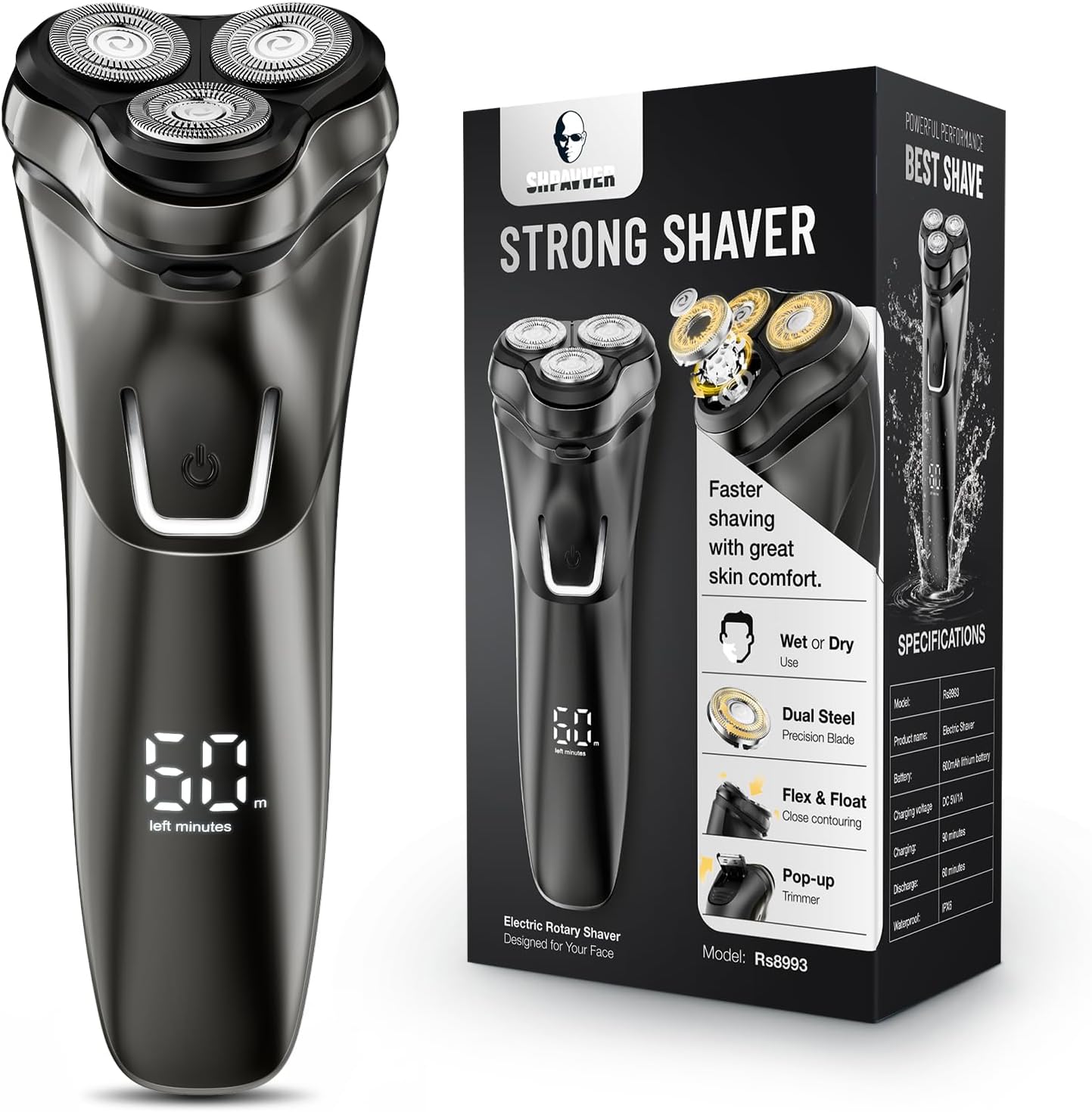 SHPAVVER Electric Razor for Men