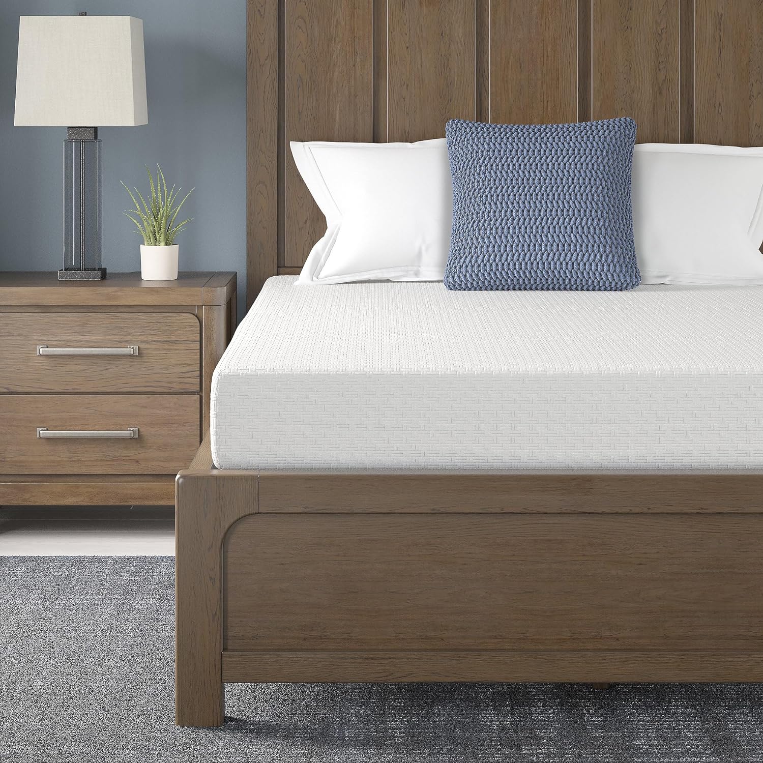 Signature Design by Ashley Twin Size Chime 8 Inch Medium Firm Memory Foam Mattress 
