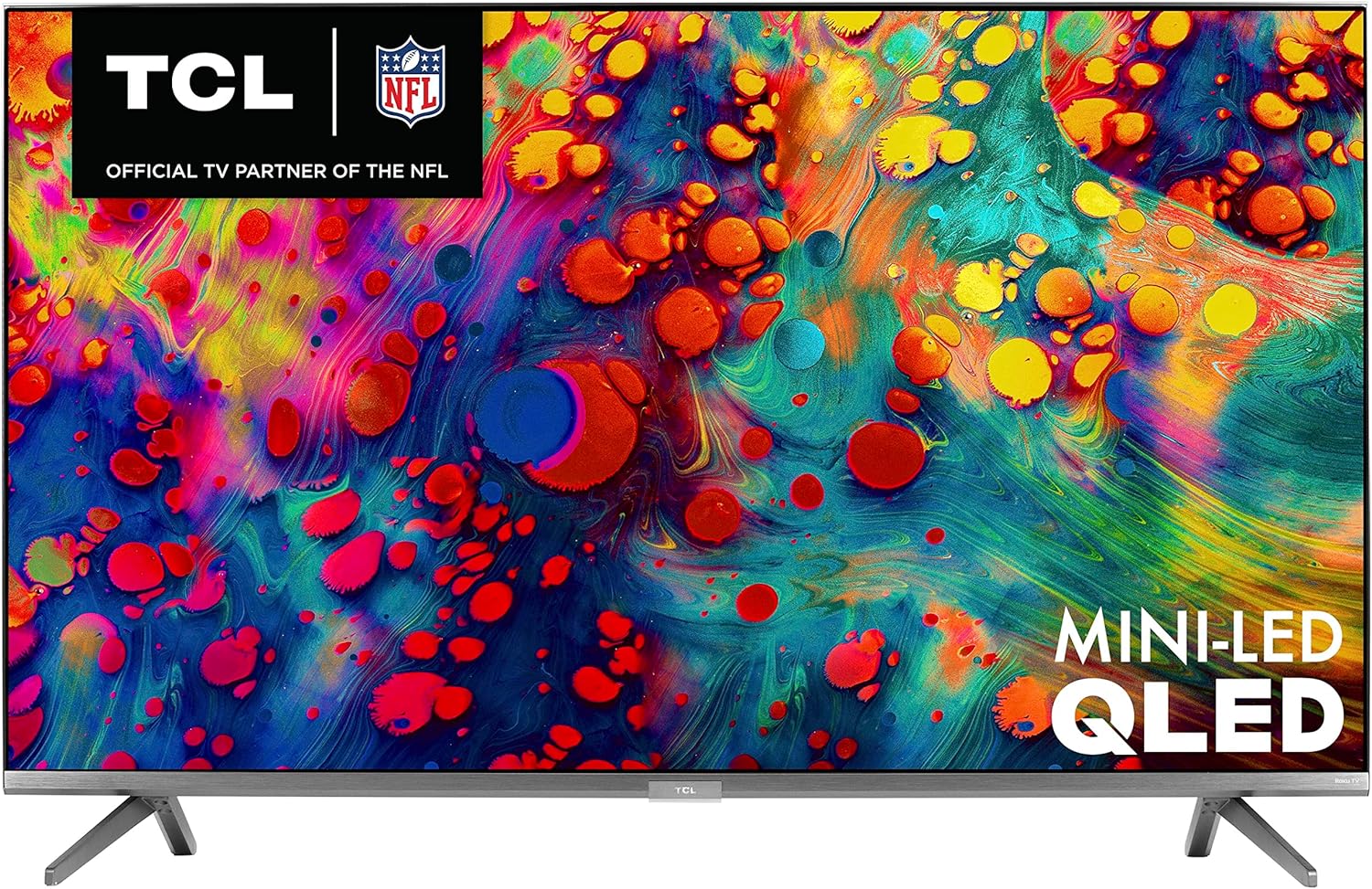 4.	TCL 65-inch 6-Series 4K UHD Dolby Vision HDR QLED Roku Smart TV