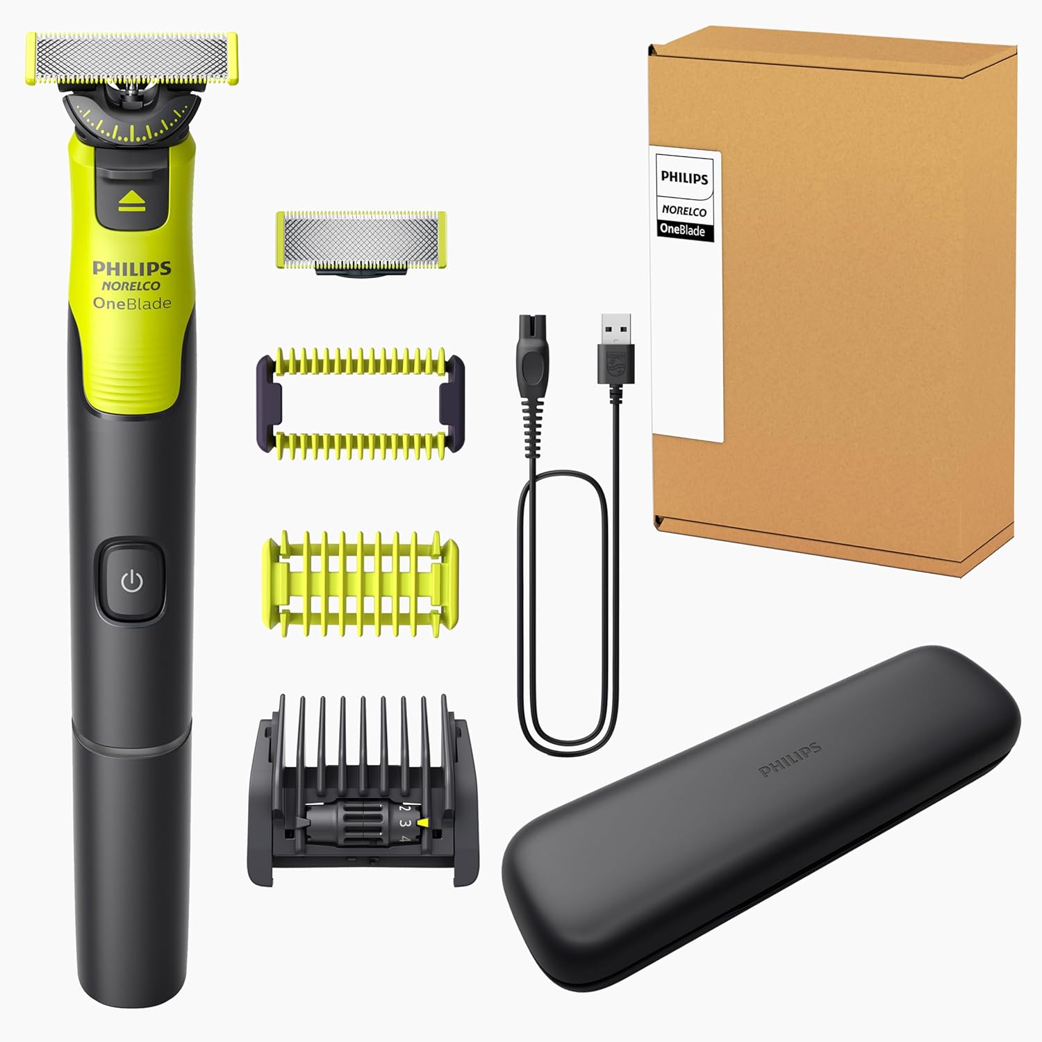 Philips OneBlade 360 Face + Body with Connectivity, Electric Shaver