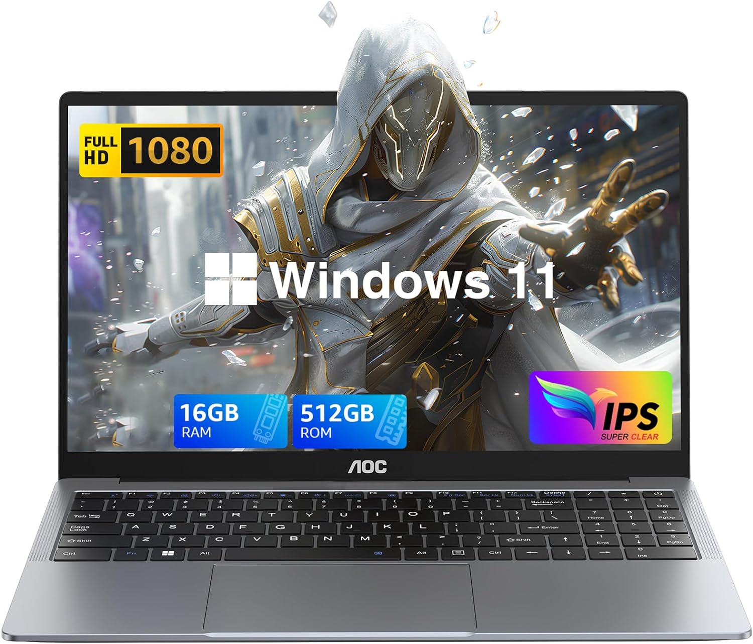 AOC Laptop Computer 15.6 Inch FHD Screen Premium Laptop